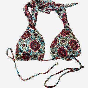 OndadeMar Maia Medallion Triangle Bikini Top